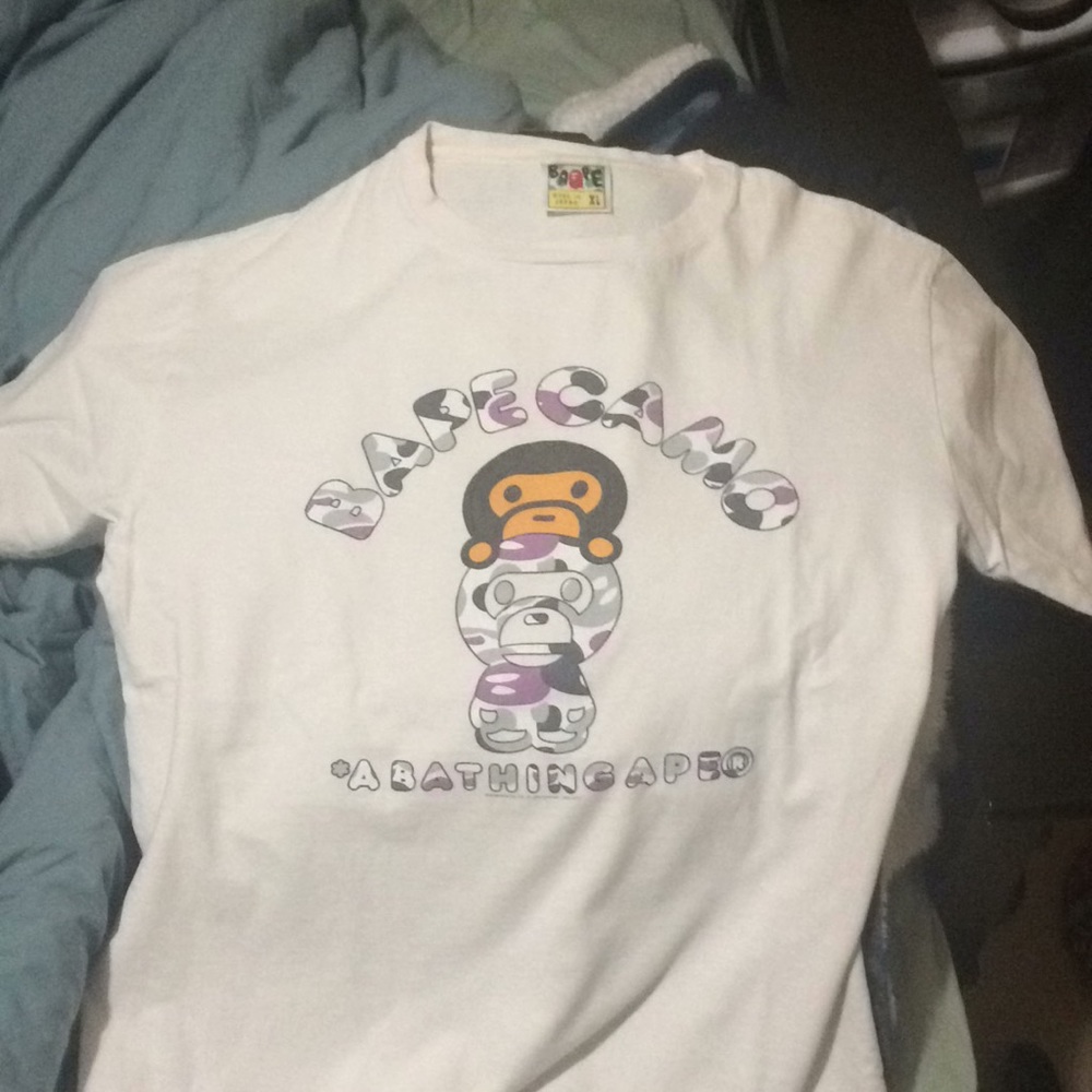 Bathing Ape camo tee